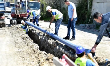 Град Скопје: Активности за обнова на водоводната мрежа во населеното место Економија 