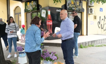 Ковачевски на средби со граѓани во општина Центар