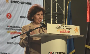 Siljanovska-Davkova says will highlight citizens’ issues and interests, veto Parliament’s legislation if necessary