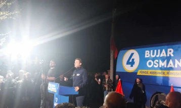 Osmani urges Kumanovo voters to support his presidential bid