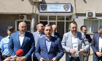 Bojmacaliev: Security in Ohrid favorable, journalist's arrest to be investigated by Interior Ministry's internal control body