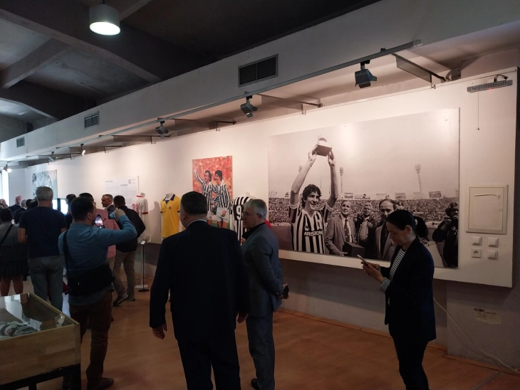 Skopje hosts exhibition on life and career of Paolo Rossi and international football legends