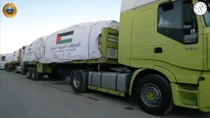 Karvan humanitar nga EBA për herë të parë ka arritur në rrugë tokësore në Rripin verior të Gazës