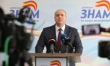 Изјава на кандидатот за претседател на Движењето ЗНАМ - За наша Македонија, Димитриевски (во живо)