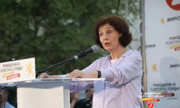 Siljanovska Davkova: President's legitimacy comes from citizens