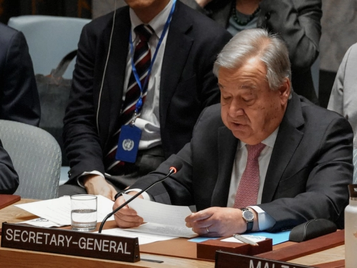 UN Secretary General Guterres says Middle East is 'on the brink'