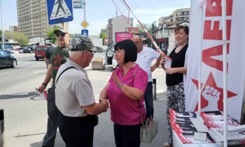 Ванковска ја претстави изборната програма пред граѓаните на скопските општини Центар и Кисела Вода