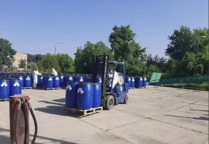 Се извезуваат последните контејнери контаминирана почва од  ОХИС од „ЛОТ“ 3, почнува извозот од „ЛОТ“ 4