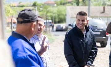 Министерот Николовски во посета на земјоделското семејство Давитковски од село Милино, успешни корисници на поддршка преку ИПАРД 2 програмата