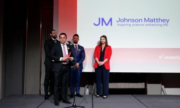 „Џонсон Мети” прогласен за најпосакуван Работодавач за 2023 година – странски инвестиции