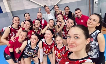Одбојкарките на Работнички Скопје ја одбранија шампионската титула