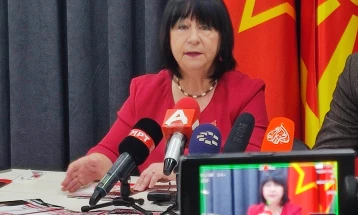 Presidential hopeful Vankovska unveils campaign slogan 