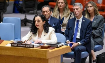 Османи отпатува за Њујорк, ќе го претставува Косово пред Советот за безбедност на ОН