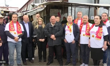 Ристовски: Кумановчани се храбри и очекувам да го дадат гласот за „Коалицијата Храбро за Македонија“