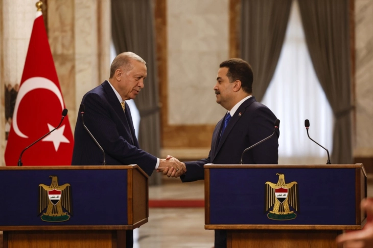Erdogan në Bagdad: Marrëveshjet e nënshkruara janë një pikë kthese në marrëdhëniet mes Turqisë dhe Irakut