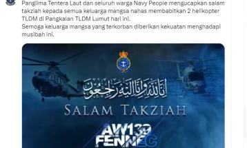 Најмалку десетмина загинати во судир на воени хеликоптери над малезиска поморска база