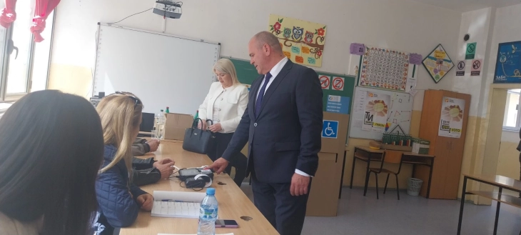 Presidential candidate Maksim Dimitrievski’s statement after voting