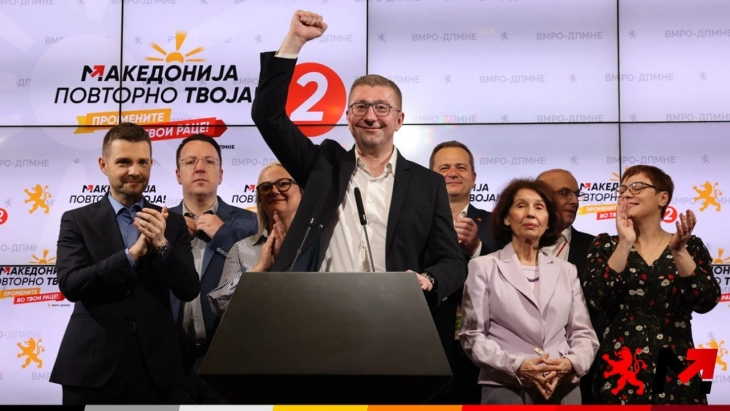 Mickoski: Ky është rezultati më i mirë i VMRO-DPMNE-së si opozitë, ky është karton i verdhë për pushtetin, vijon kartoni i kuq