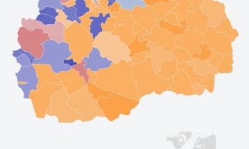 Siljanovska Davkova fitoi në 60 komuna, Pendarovski në tre, Osmani në 15, Taravari dhe Dimitrievski në një komunë