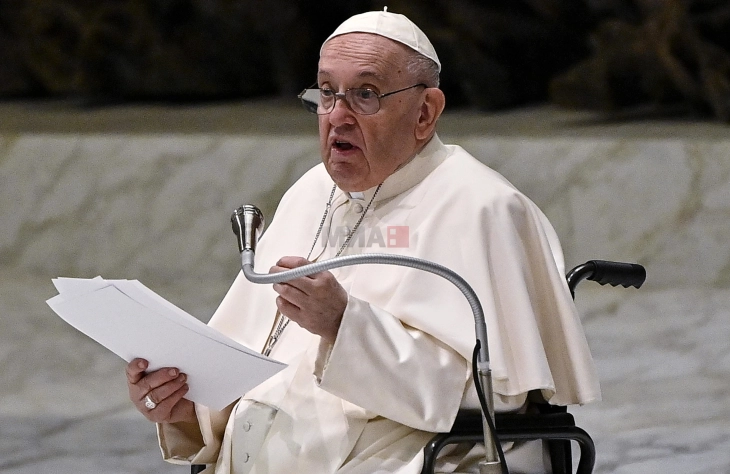 Papa Françesko për konfliktin në Ukrainë dhe Gazë: Paqe e dakorduar është më e mirë se një luftë pafund