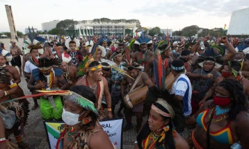 Протест на илјадници староседелци против бразилската Влада