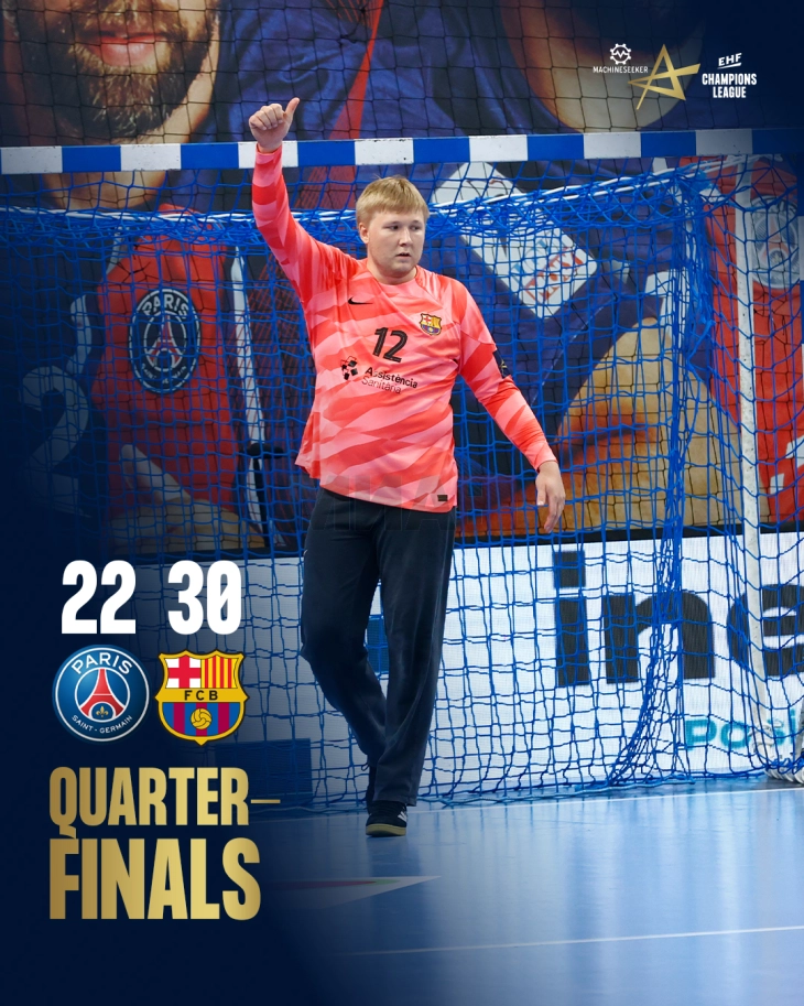 LK në hendboll: Barcelona në rrugë për në gjysmëfinale