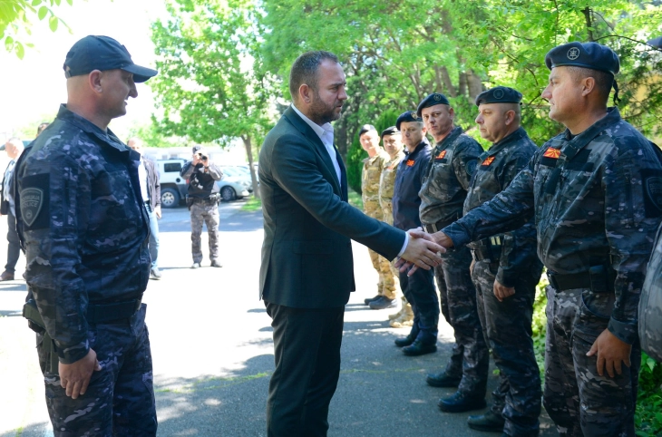 Toshkovski: Përkrahje për njësitet speciale për shkak se ata janë shtylla e parë e mbrojtjes dhe ruajtjes të sovranitetit të shtetit