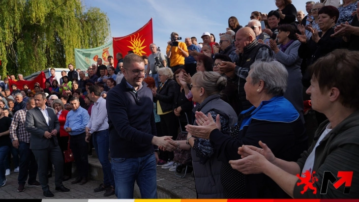 Mickoski nga Rosomani dhe Gradsko bëri thirrje për votim masiv më 8 maj dhe dërgimin e BDI-së në opozitë