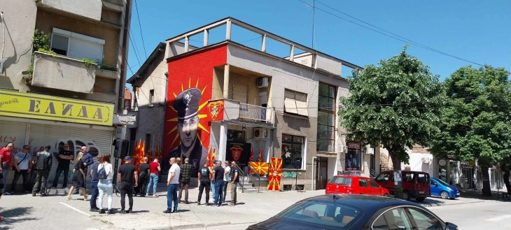 Mural honouring Boban Trajkovski killed 23 years ago near Vejce unveiled in Kumanovo