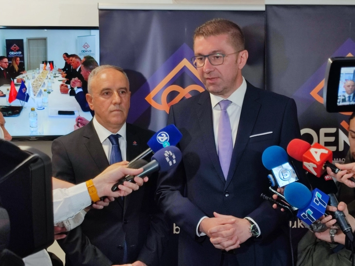 Mickoski expects DUI to go into opposition, no basic confidence for cooperation