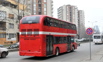 Transporti publik në Shkup sot sipas itinerarit të së dielës