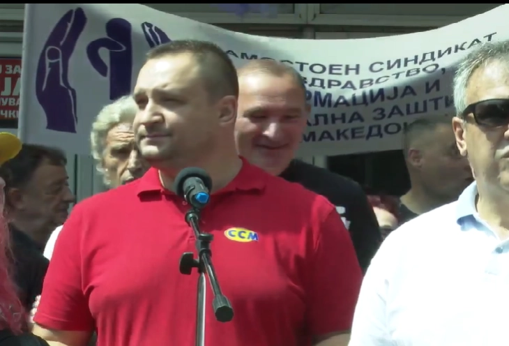 Трендафиловски: Работниците дадоа црвен картон на судот поради обидите за притисоците врз синдикатите