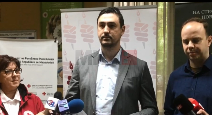 Изјави на ССНМ за крводарителската акција организирана во пресрет на  Светскиот ден на слободата на медиумите (во живо)