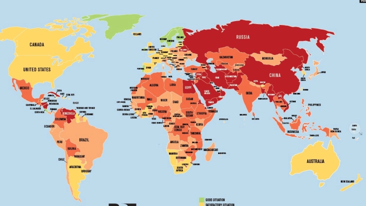RSF ranks North Macedonia 36th in 2024 World Press Freedom Index