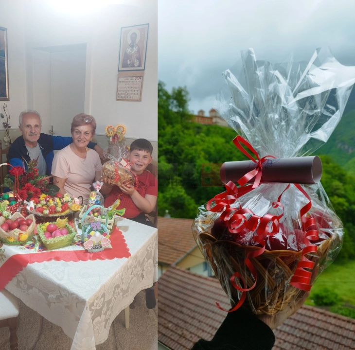 По повод „Велигден“, благослов од владиката Партениј за правословните семејства во Дебарско