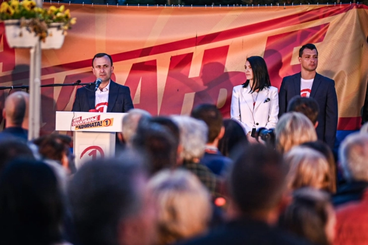 Митрески: Да се обединиме против режимската ВМРО-ДПМНЕ, да гласаме за концептот за европска иднина на државата