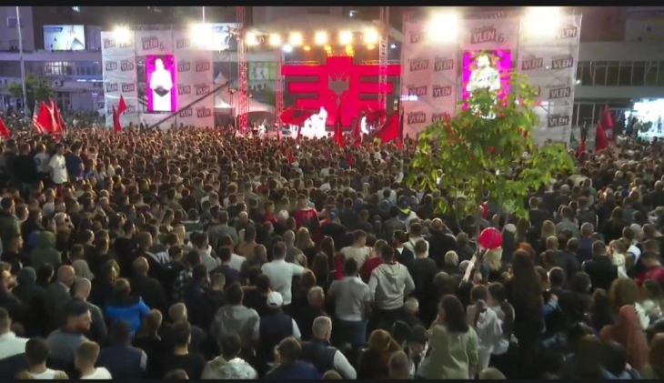 ‘Worth It’ coalition ends campaign with rally in Tetovo, leaders expect to dethrone gov’t