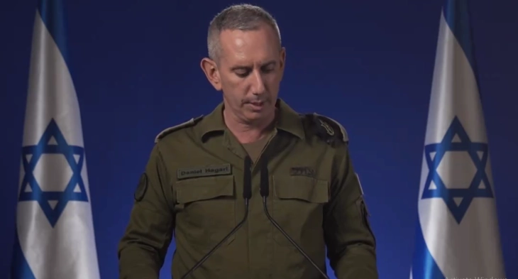 Хагари ја минимизира важноста на запрената испорака на бомби од САД за израелската војска