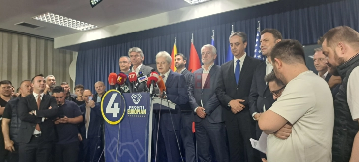 Ahmeti: European Front – second largest political force in the country 