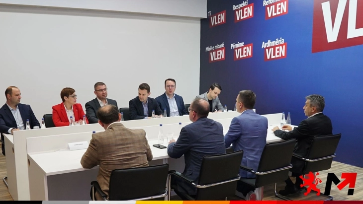 Средба помеѓу ВМРО-ДПМНЕ и ВЛЕН: Договорени општите начела на соработка за идната влада