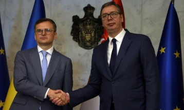 Кулеба: Украина и Србија се доследни во почитувањето на суверенитетот и територијалниот интегритет