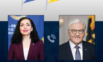 Османи разговарала со германскиот претседател за членството на Косово во Советот на Европа