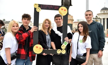 Отворен првиот „Саем на средни училишта на Град Скопје “ на плоштад Македонија