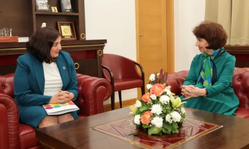 President Siljanovska Davkova meets UN Resident Coordinator Dudziak