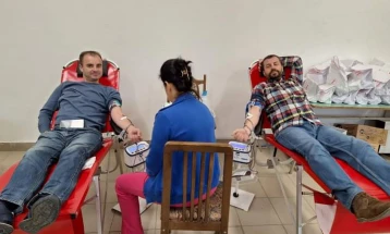 Крводарителска акција во Берово
