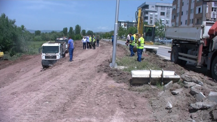 Почна доизградбата на штипскиот булевар ,,Партизанска