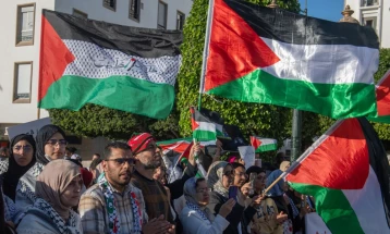 Во Мароко уште еден марш на солидарност со Палестинците