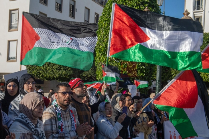 Në Marok edhe një tjetër marsh për solidarizimin ndaj palestinezëve