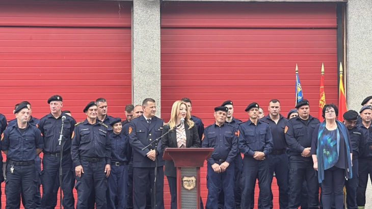 Qyteti i Shkupit shënoi Ditën e zjarrfikësve - kushtet e këqija në të cilat punojnë edhe më tej të pandryshuara