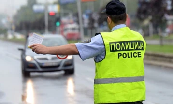 Санкционирани 108 возачи во Скопје